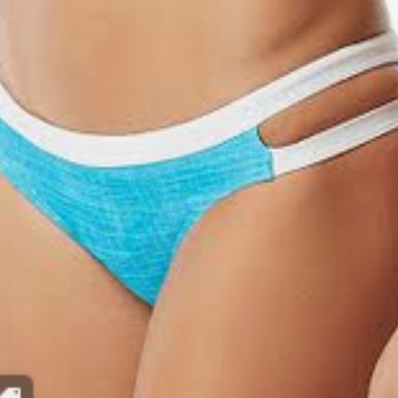TYR sandblast cove bikini bottom turquoise and white - Picture 1 of 8
